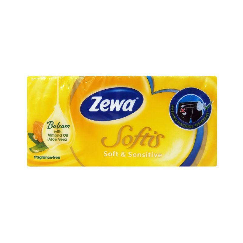 Zewa Softis Soft & Sensitive 4-пластови носни кърпи x1 брой
