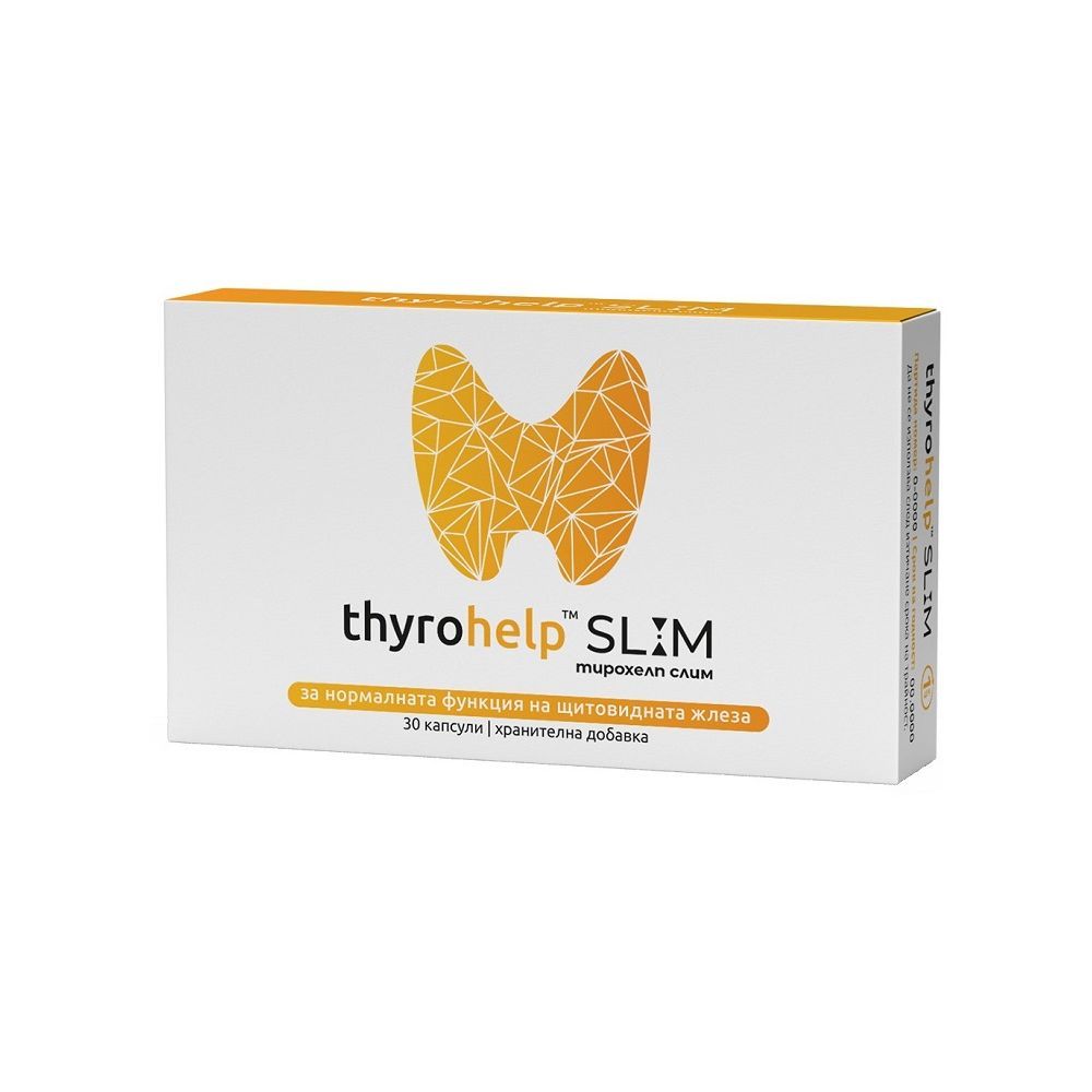 Тирохелп Слим Грижа за щитовидната жлеза и нормално тегло x30 капсули, Naturpharma