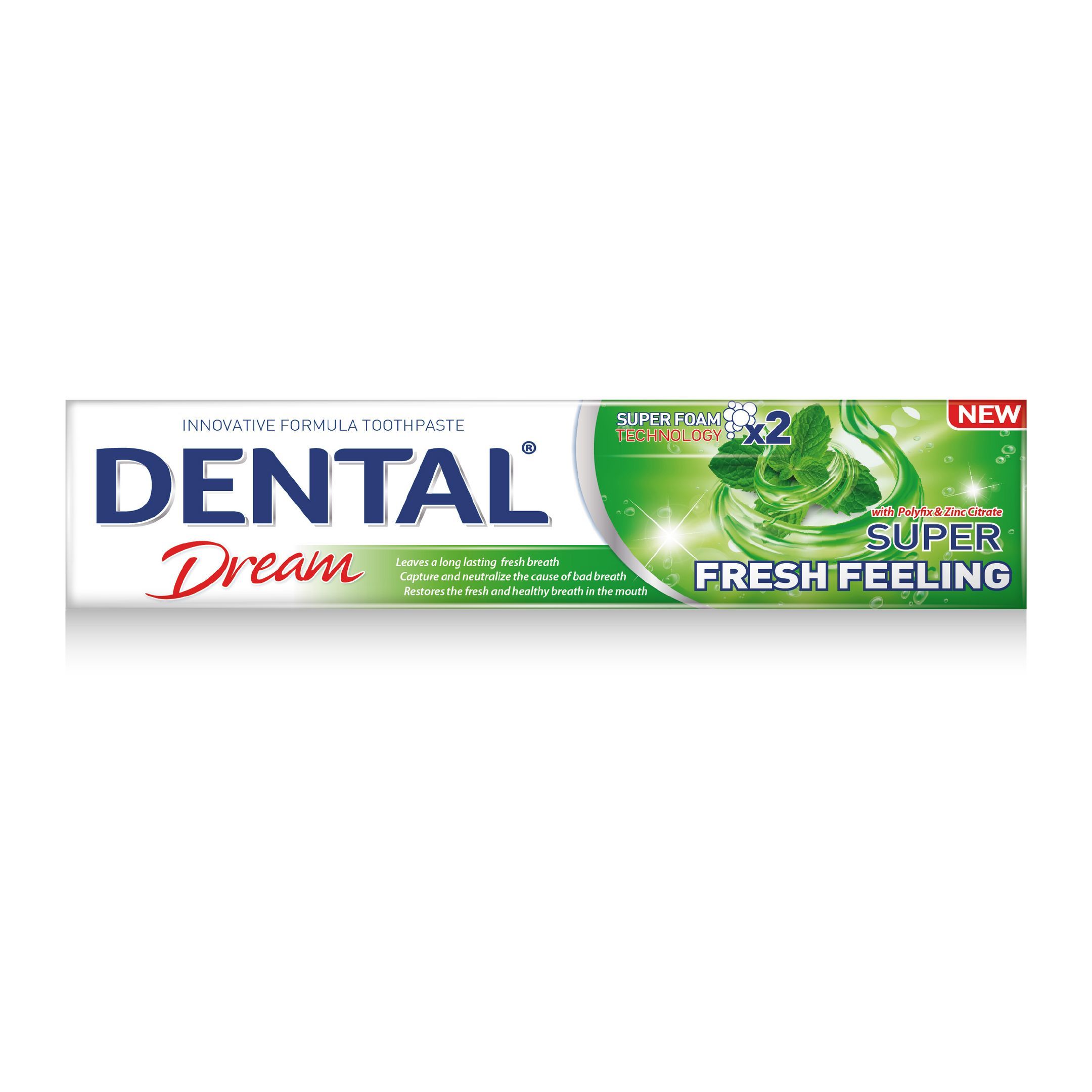 Dental Dream Super Fresh Feeling Паста за зъби против лош дъх х100 мл