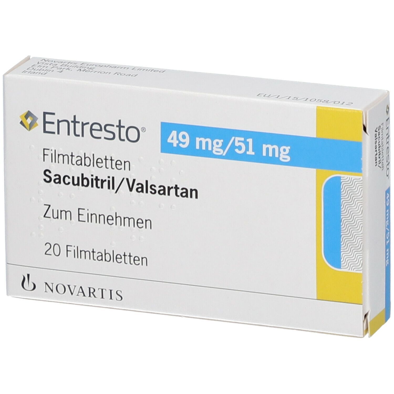 Ентресто 49 mg/51 mg х29 филмирани таблетки Novartis