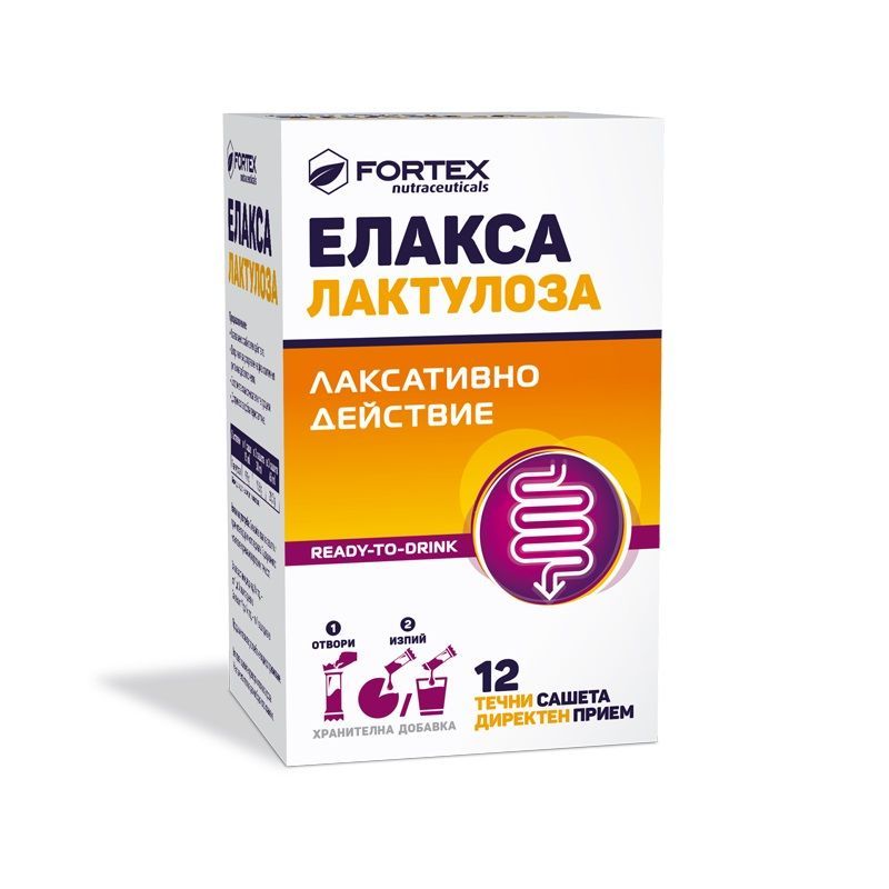 Елакса Лактулоза х12 сашета Fortex