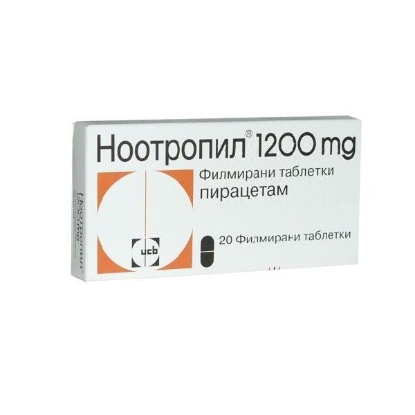Ноотропил 1200 mg х20 филмирани таблетки