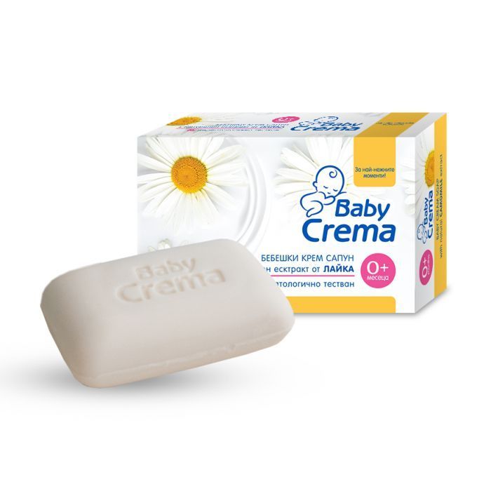 Baby Crema Успокояващ крем-сапун за бебета с екстракт от лайка х75 грама