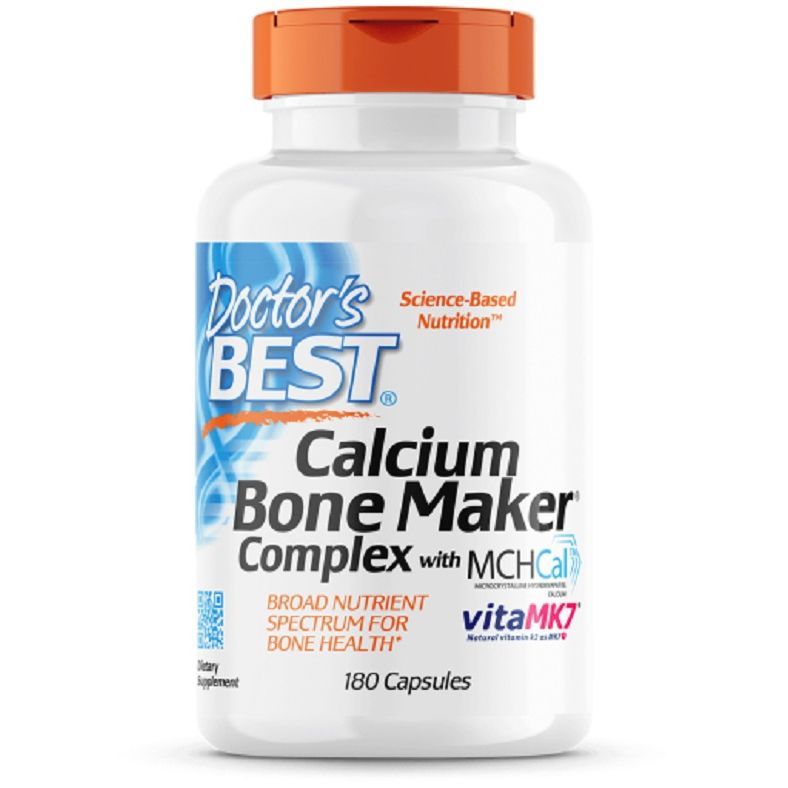 Calcium Bone Maker Калций комплекс с витамин К2 х180 капсули Doctor's Best