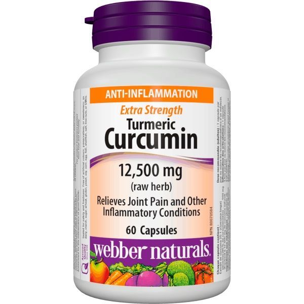 Curcumin Куркума х60 капсули Webber Naturals