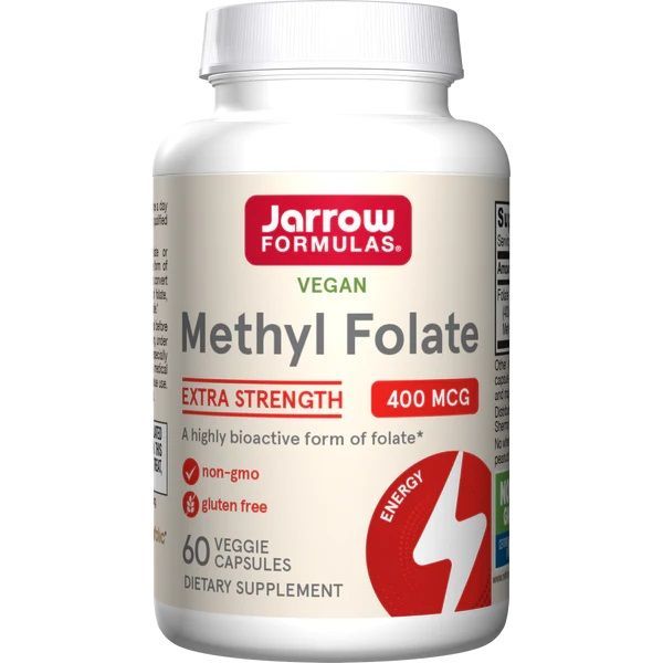 Methyl Folate Метил Фолиева киселина, 400 мкг x60 веге капсули, Jarrow