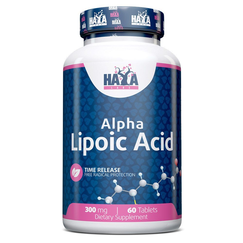 Alpha Lipoic Acid при висока кръвна захар 300 мг х60 таблетки Haya Labs