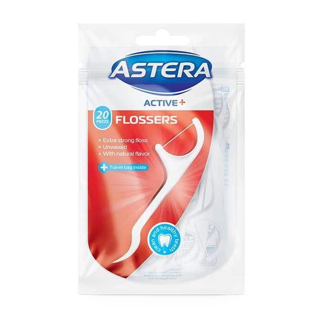 Astera Active Конци за зъби с клечка х 20 бр