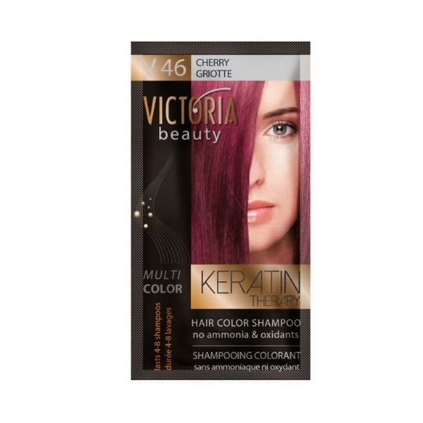 Victoria Beauty Multi Color Шампоан-обезцветител за коса, цвят V46 Cherry х40 мл