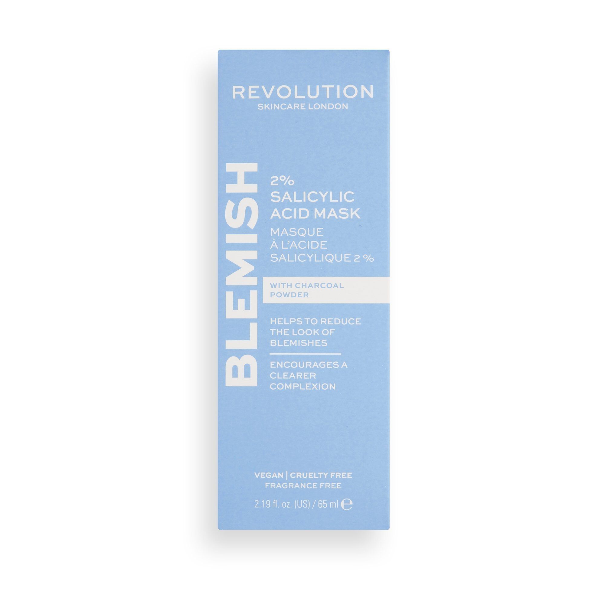 Revolution Skincare Blemish 2% Salicilic Acid Маска за лице със салицилова киселина x65 мл