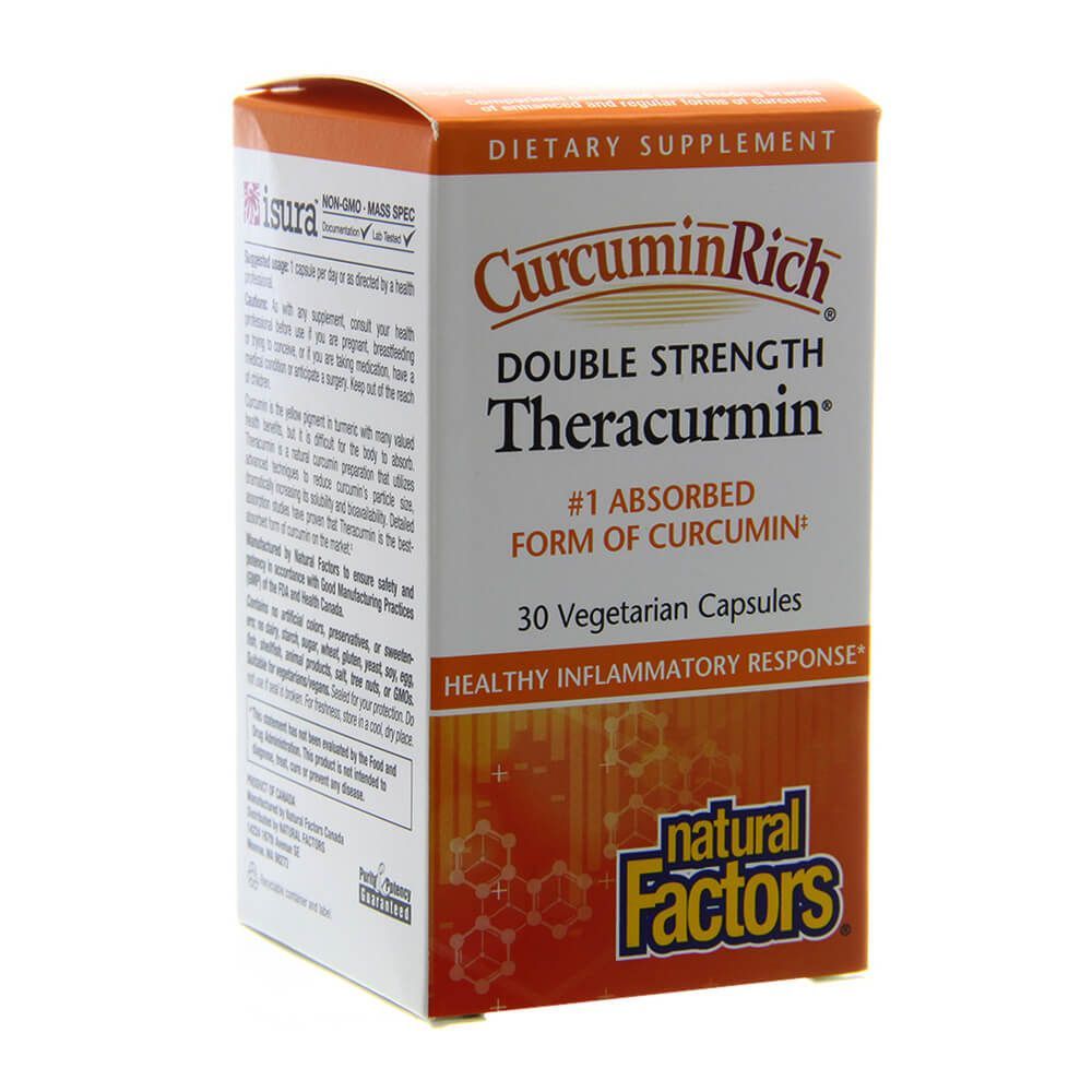 CurcuminRich Теракурмин Двойна сила 60 мг х30 капсули Natural Factors