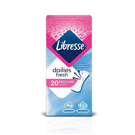 Libresse Daily Fresh Normal Ежедневни дамски превръзки х20 броя