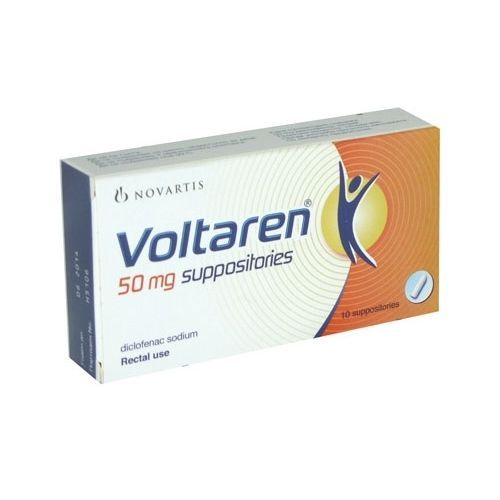 Волтарен 50 mg х10 супозитории