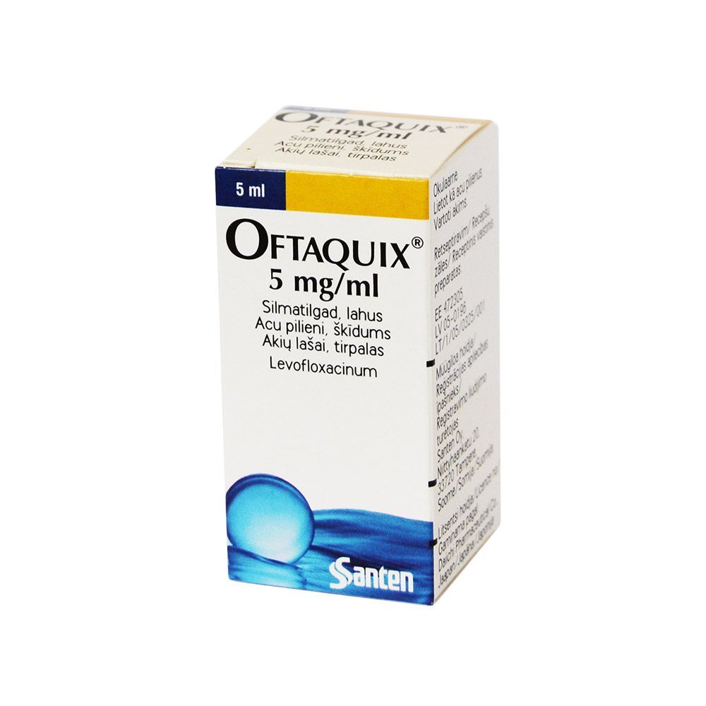 Офтакуикс 5 mg/ml капки за очи, разтвор х5 мл