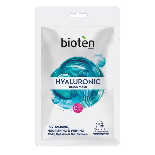 Bioten Hyaluronic Хидратираща маска за лице за суха и уморена кожа с хиалуронова киселина х1 брой