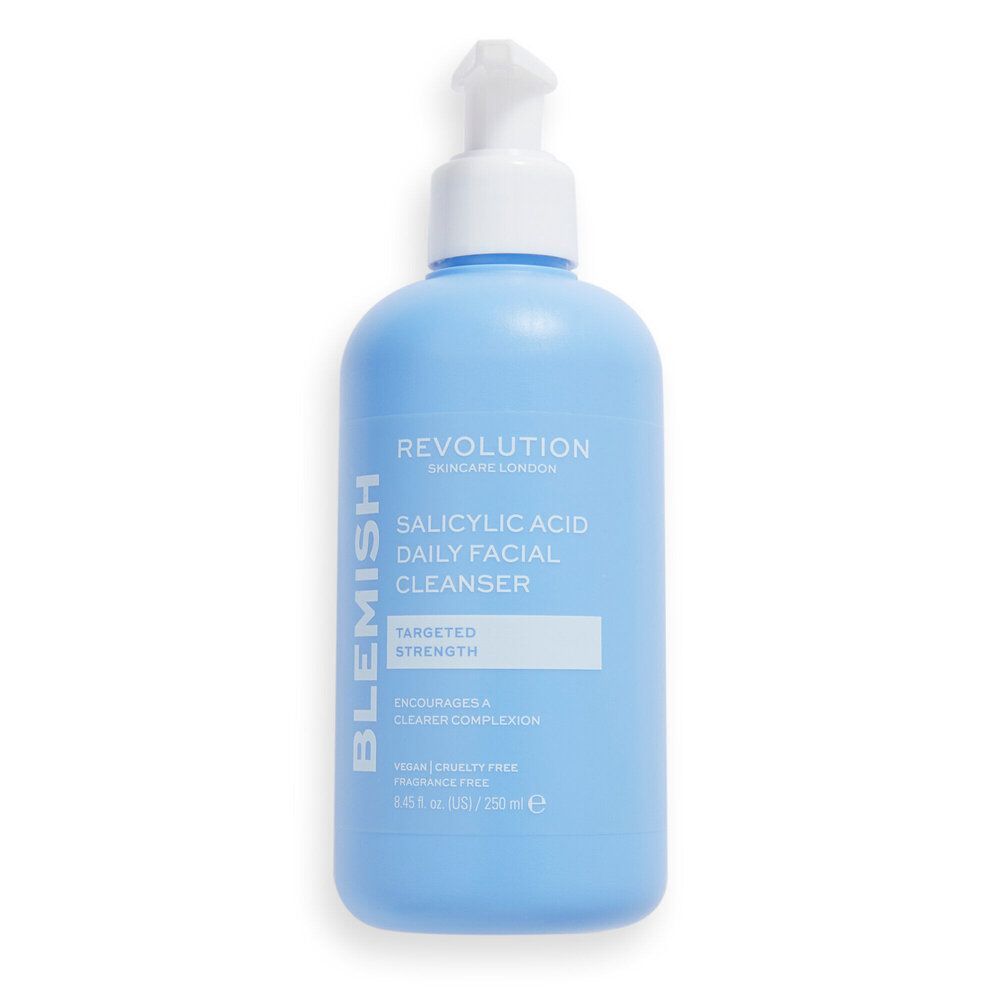 Revolution Skincare Blemish Salicilic Acid Почистващ гел за лице със салицилова киселина x250 мл