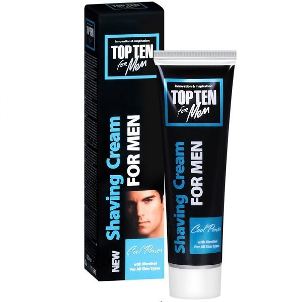 Top Ten for Men Cool Powers Крем за бръснене за мъже x100 мл