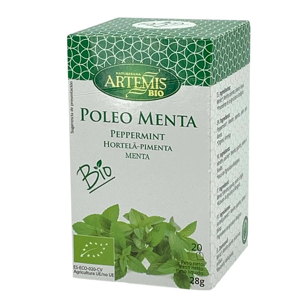 Artemis Bio Чай от Кралска мента x20 филтърни пакетчета