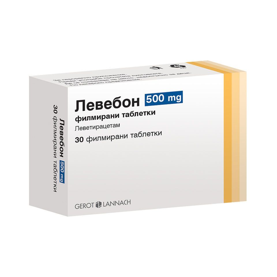 Левебон 500 mg х30 филмирани таблетки Gerot Lannach
