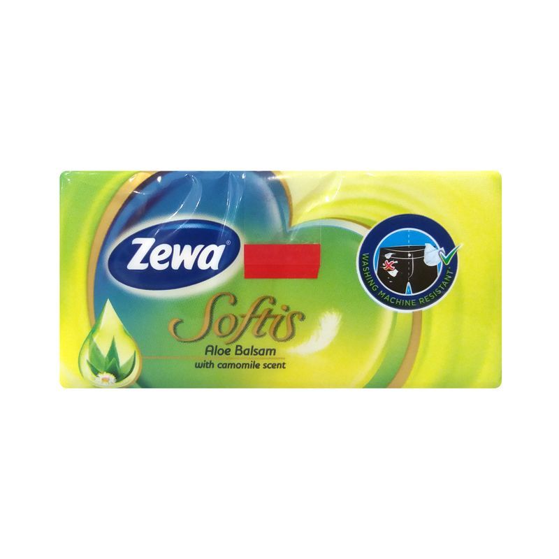 Zewa Softis Aloe Balsam 4-пластови носни кърпи x1 брой