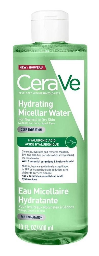 CeraVe Хидратираща мицеларна вода за нормална до суха кожа х400 мл