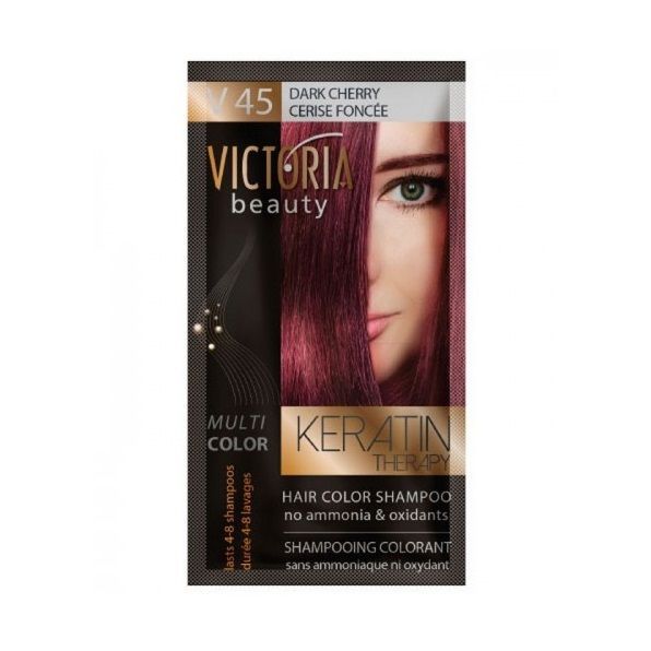 Victoria Beauty Multi Color Шампоан-оцветител за коса, цвят V45 Dark Cherry х40 мл