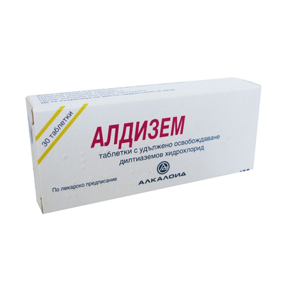 Алдизем 60 mg х30 таблетки с удължено освобождаване