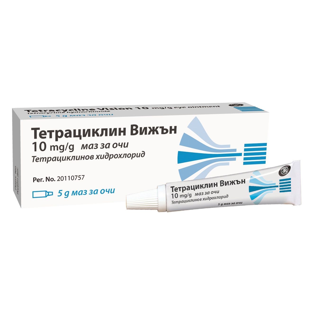 Тетрациклин Вижън маз за очи,10 mg/g x5 грама