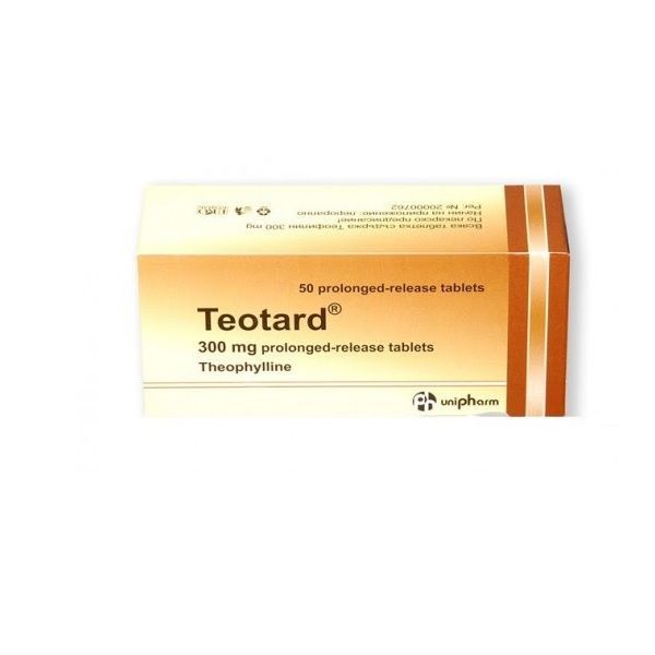 Теотард 300 mg х50 таблетки с удължено освобождаване