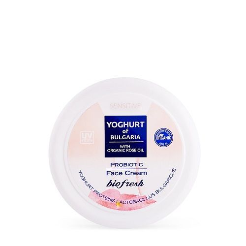 Biofresh Yoghurt of Bulgaria with Organic Rose Oil Пробиотичен крем за лице x100 мл