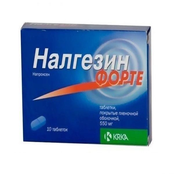 Налгезин форте 550 mg х10 филмирани таблетки KRKA