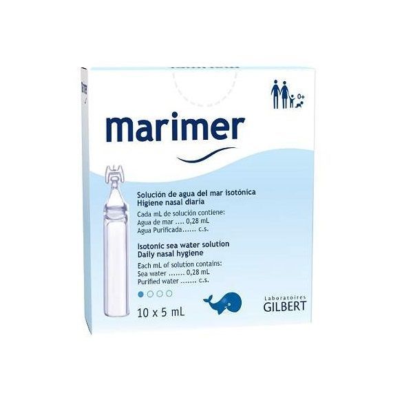 Marimer Изотоничен разтвор в единична доза 5 мл х10 ампули