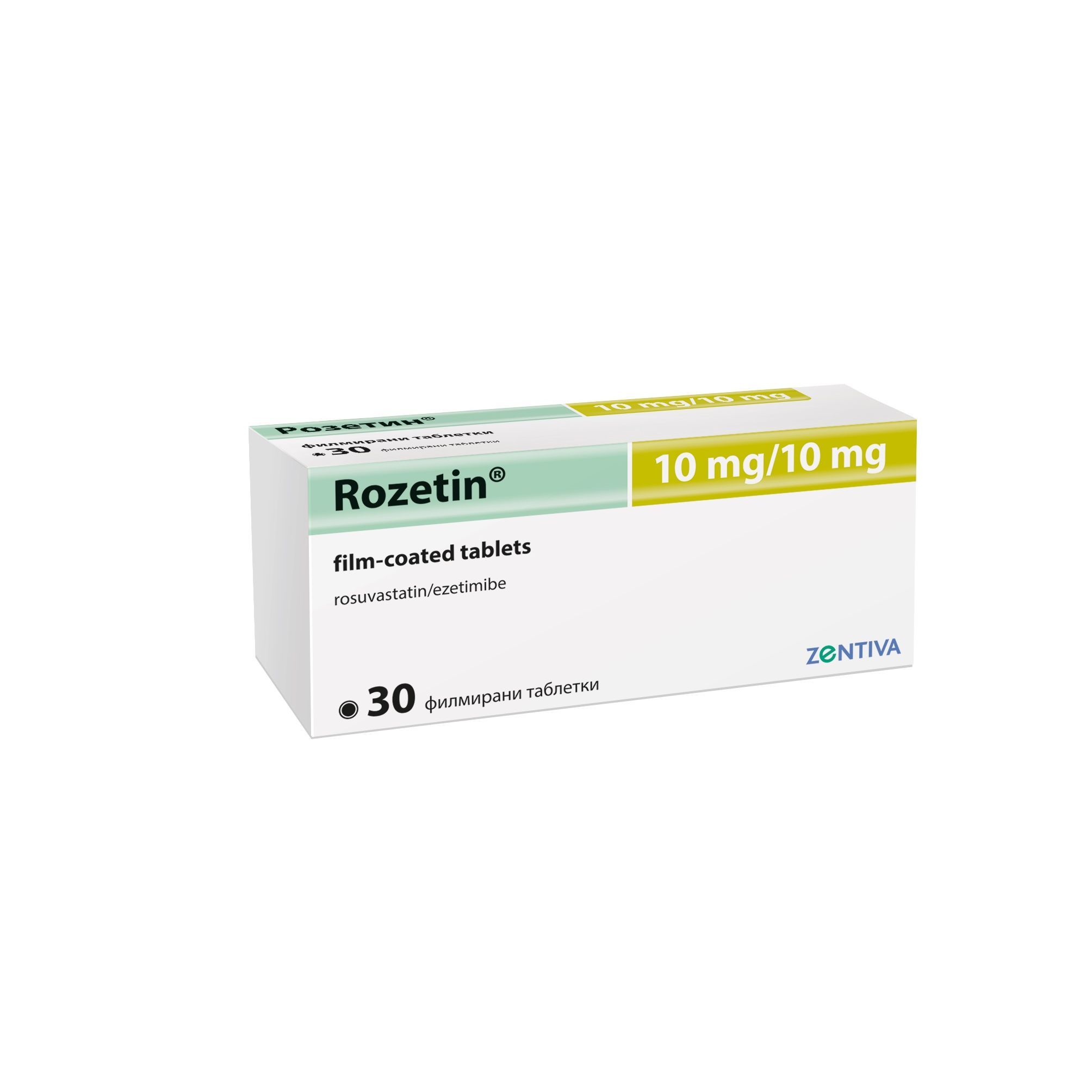 Розетин 10 mg /10 mg х30 филмирани таблетки