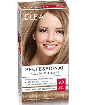 Elea Professional Боя за коса, цвят 8,0 Light Blond