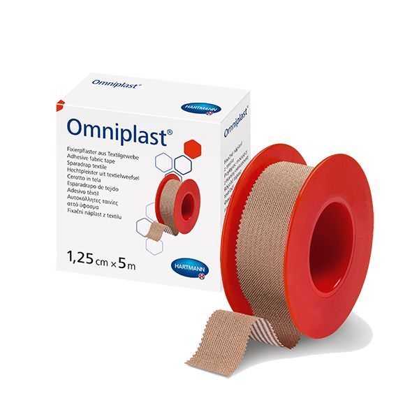 Hartmann Omniplast Текстилна фиксираща лента 1.25см x 5м х1 брой