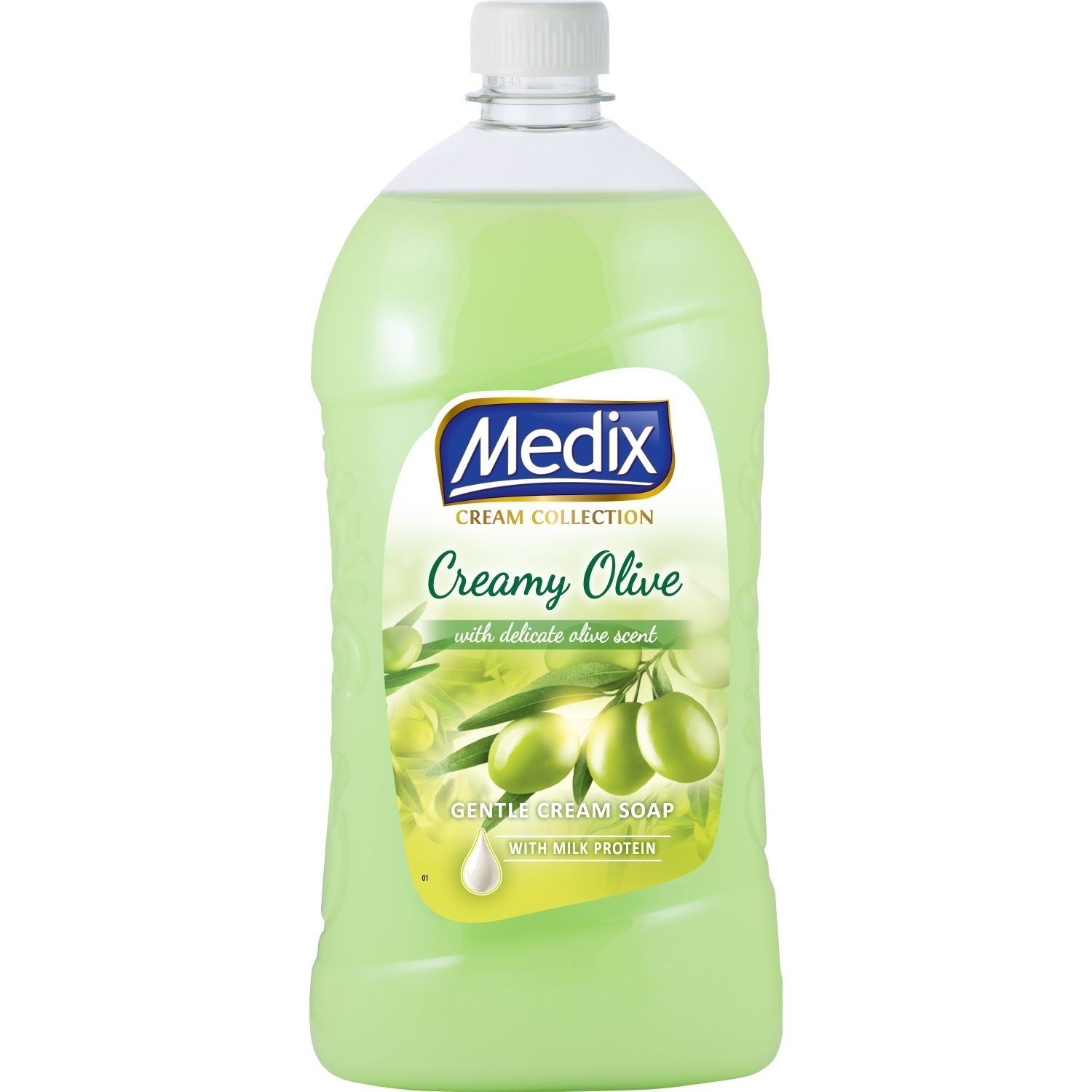 Medix Creamy Olive Течен сапун за ръце - пълнител х800 мл