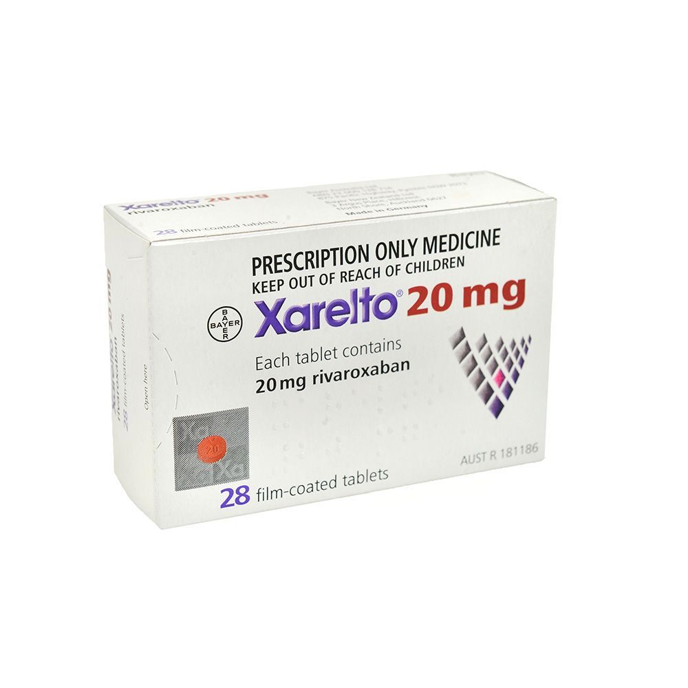 Ксарелто 20 mg х28 филмирани таблетки Bayer