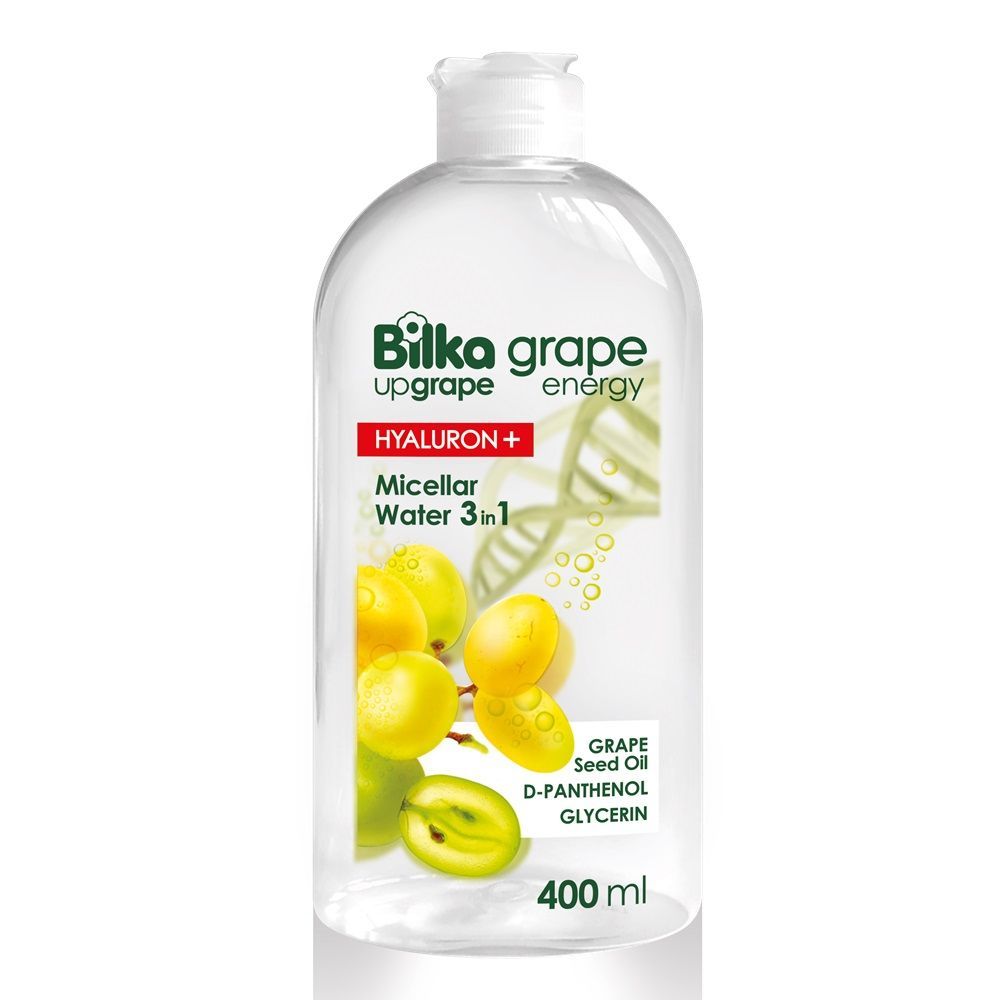 Bilka Grape Energy Hyaluron + Мицеларна вода 3в1 с хиалуронова киселина х400 мл