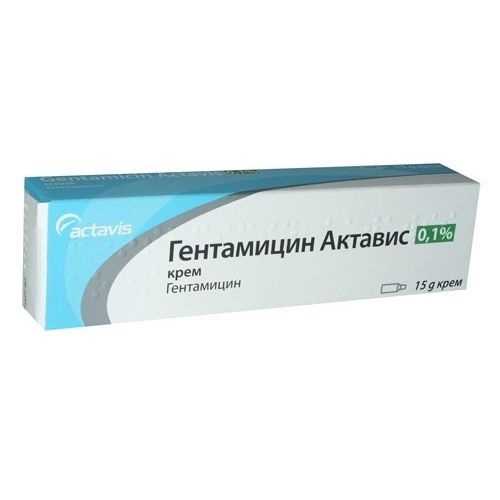 Гентамиции Актавис lmg/g крем х15 г