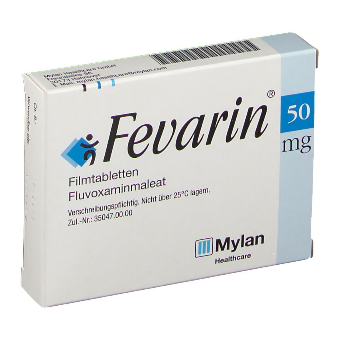 Феварин 50 mg х30 филмирани таблетки