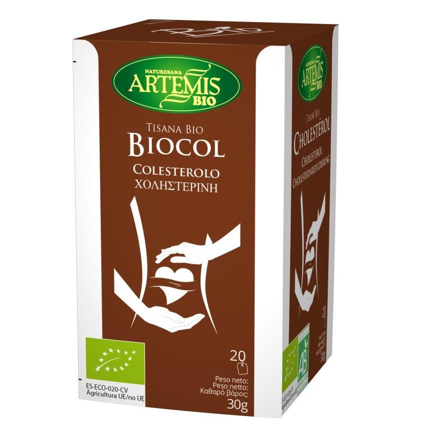 Artemis Bio Чай при висок холестерол, Био х20 филтърни пакетчета