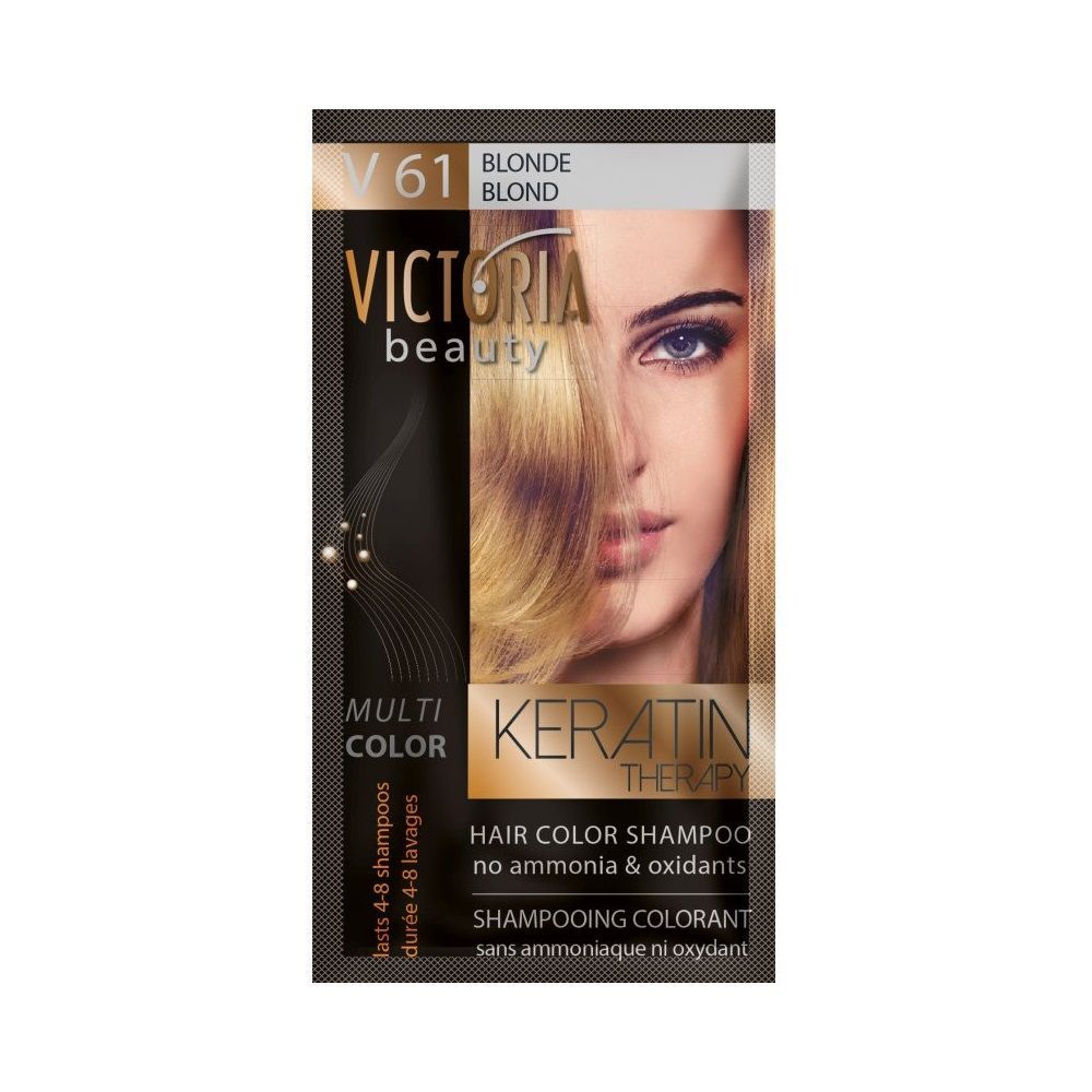 Victoria Beauty Multi Color Шампоан-оцветител за коса, цвят V61 Blonde х40 мл