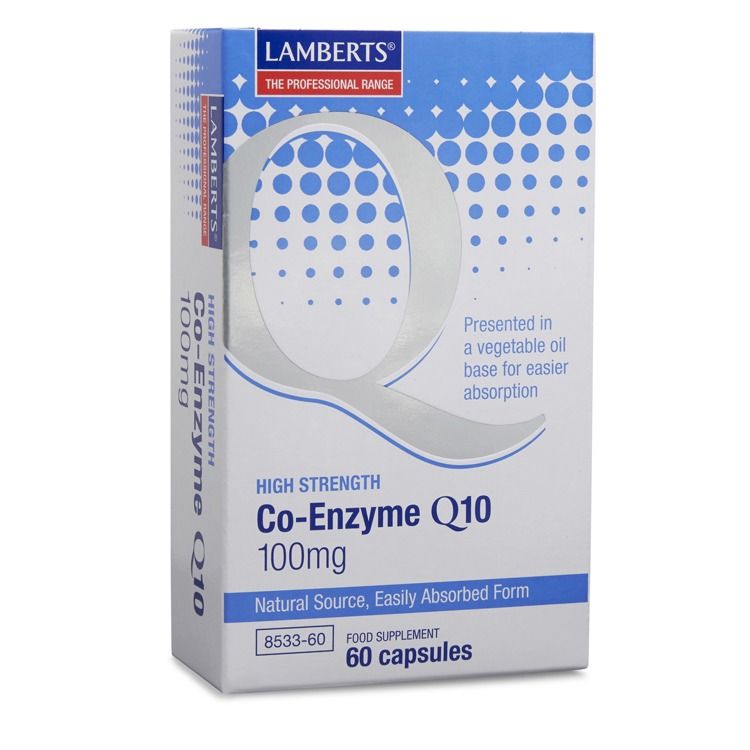 Коензим Q10 100mg х60 капсули Lamberts