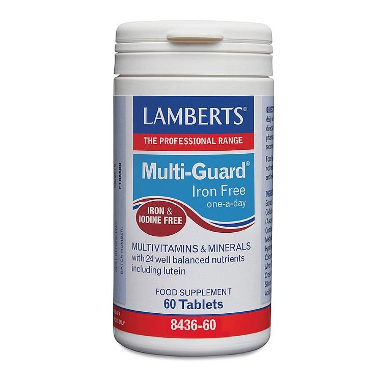 Lamberts Мулти-Гард без желязо x 60 таблетки