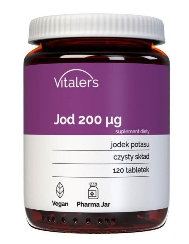Йод за щитовидната жлеза 200 µg х120 таблетки Vitaler's