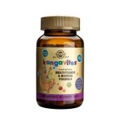 Kangavites Мултивитамини за деца с вкус на горски плодове х60 дъвчащи таблетки Solgar
