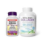 Промо комплект Total Body Collagen Хидролизиран говежди колаген + Магнезий бисглицинат