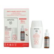 Apivita Bee Sun Safe Флуид за лице против стареене SPF50 и антиоксидантен серум