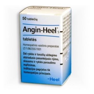 Heel Ангин-Хил при ангина х50 таблетки