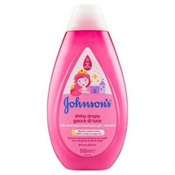 Johnson's Shiny Drops Детски шампоан за коса за блясък и гладкост х500 мл